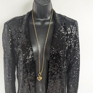 Guess Gold Tone Statement Necklace